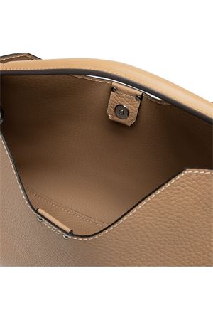 Borsa Aurora in pelle martellata grana maxi cipria GIANNI CHIARINI | BS12316RNGDBL5313
